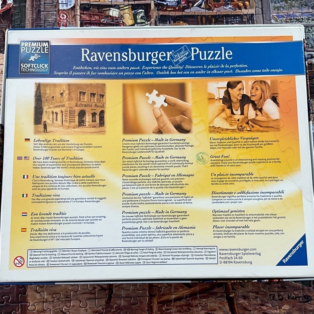 Ravensburger Puzzle "Dad's Shed" 500 Large Pcs - Picture 4 of 5